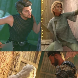 Assassins of the Souk Poses for Genesis 8