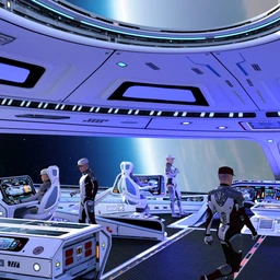 Astromaster Cockpit Crew Poses for Genesis 3 and 8