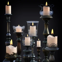 B.E.T.T.Y. Vintage Decor 01 Candlesticks