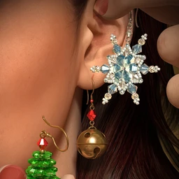 Christmas Earrings for Genesis 2 Female(s)