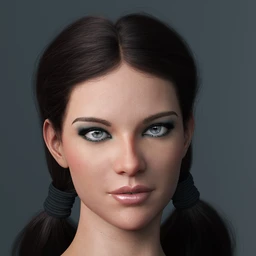 Chunky Pigtails for Genesis 3 and 8 Females