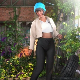 Cool Down Outfit for Genesis 8.1 Females