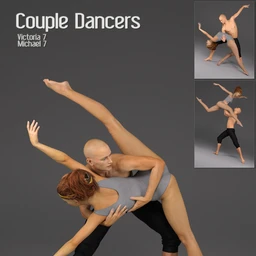 Couple Dancers Poses for Victoria 7 and Michael 7