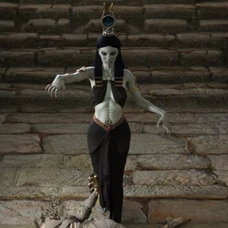 Dark Pharaoh Poses for Genesis 8 Female