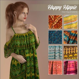 Daz Iray – Happy Hippie