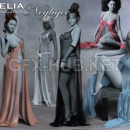 Delia Negligee for the Genesis 8 Female