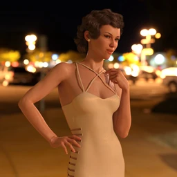 dForce After Sundown Dresses for Genesis 8 Female(s)
