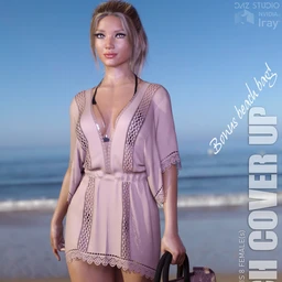 dForce Beach Cover Up for Genesis 8 Females