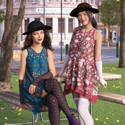 dForce Boho Days Outfit Textures Set