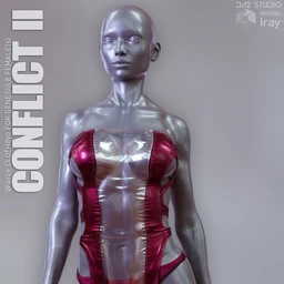 dForce Conflict II for Genesis 8 Females