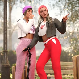 dForce Cool Down Outfit Textures