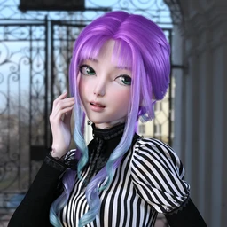 dForce Dalia Hair for Genesis 8 Females