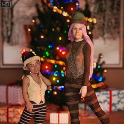 dForce Evergreens Female Outfit Textures