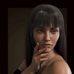 dforce Fringe Benefits Hair for Genesis 3 and 8.1 Female