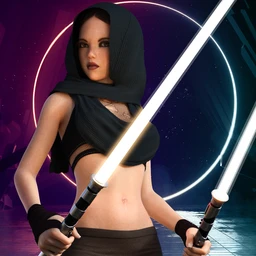 dForce Galactic Fighter II Outfit Set for Genesis 8 Female(s)