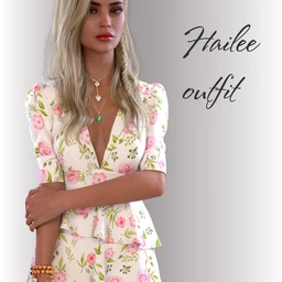 dForce Hailee Dress for Genesis 8 Female(s)