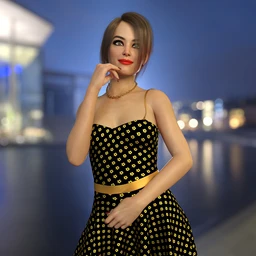 dForce Imka Dress for Genesis 8 Females