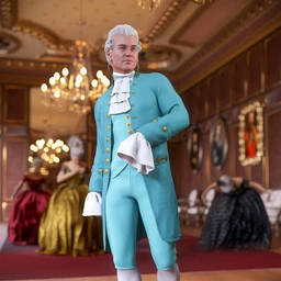 dForce Le Roi Outfit for Genesis 8 Male