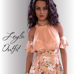 dForce Leyla Outfit for Genesis 8 Females