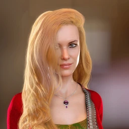 dForce LongFlip Hair for Genesis 8 Female(s)