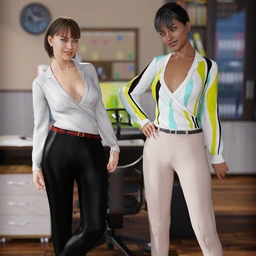 dForce Office Chic Outfit Textures