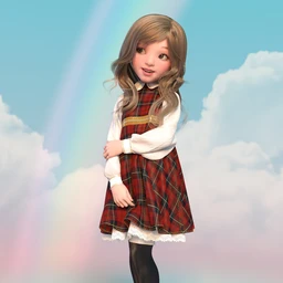 dForce Rainboo Dress for Genesis 8 Females