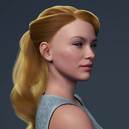 dForce Stephanie Ponytail for Genesis 8 Females