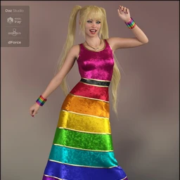 dForce Versatile Dress for Genesis 8 Female(s)