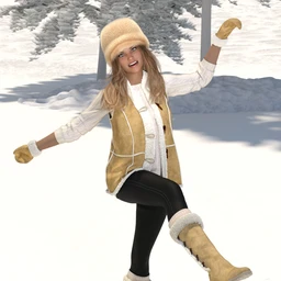 dForce Winter Frolic for Genesis 8 Female(s)