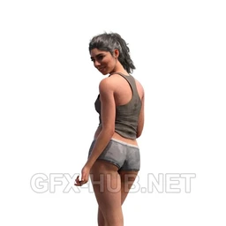 Dina TLoU2 in Daz G8F