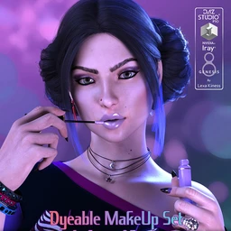 Dyeable MakeUp Set for Genesis 8 Female