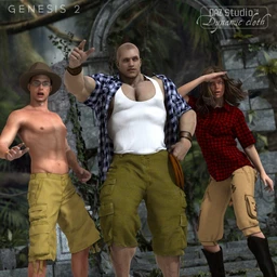 Dynamic Casuals for Genesis 2 Male(s)