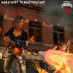 EArkham’s ZWorld Makeshift Flamethrower