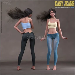 Easy Jeans for Genesis 8