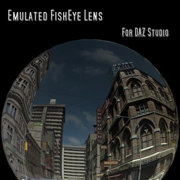 Emulated FishEye Lens for DAZ Studio