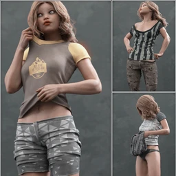 Everyday 2 Daily Poses and Clothes Vol.1 for Genesis 8 Female(s)