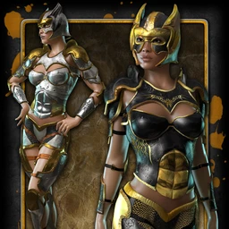 Exnem’s Warrioress for V4 A4 G4 Elite GND Morphs++