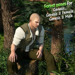 Forest Poses for Genesis and Genesis 2