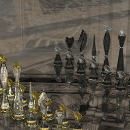Glass Gambit – Chess Set and Shader Presets for DAZ Studio
