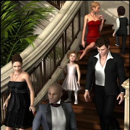 Grand Staircase Poses