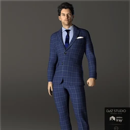 H&C Business Suit A for Genesis 3 Male(s)