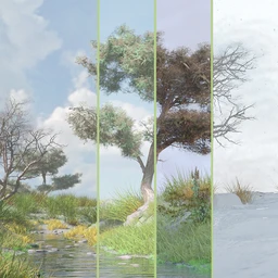 Hawthorn Trees for Daz Studio and Iray