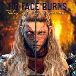 HD Face Burns AddOn for Genesis 8 Females