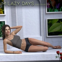 IM Lazy Days Pose Collection for Genesis 8 Female