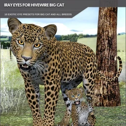 Iray Eyes for the HiveWire Big Cat