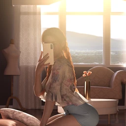 iSelfie Phone Prop and Poses for Genesis 8 Female