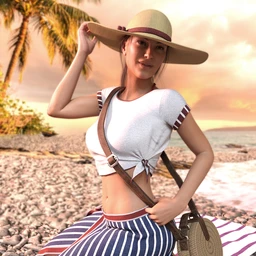 It’s Always Summer Poses and Props for Genesis 8 Females