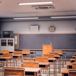 Japanese Neat Classroom