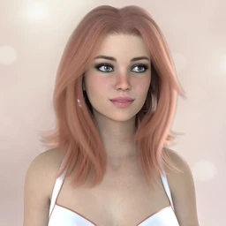 Jen Hair for Genesis 8 Females