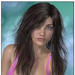 Kelsie Hair for Genesis 2 Female(s) and Victoria 4